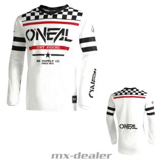 ONeal Element Jersey V22 Squadron Weiß Trikot MX DH MTB BMX Motocross