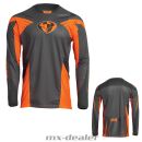 Thor Pulse 04 LE Jersey Trikot Orange Grau MX Motocross...