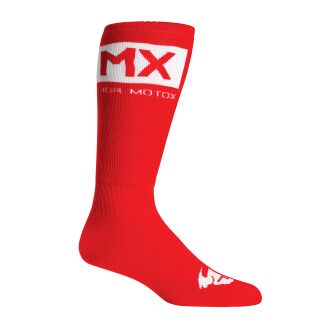Socken MX SOLID rot/WH 6-9