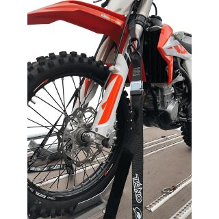 Oneal Motocross Spanngurte Deluxe MX Tie Downs orange Schwarz Blau Rot 2 teilig Enduro