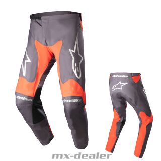 Alpinestars Racer Crosshose 2023 Hoen Magnet Hot Orange MX Motocross Cross Hose Enduro