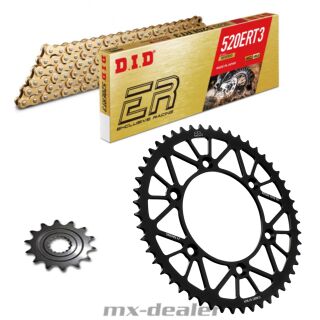 JT Sprockets Racelite Kettenkit KTM Schwarz DID 520 ERT3 SX SXF EXC EXC-F Six Days