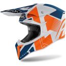 Airoh Crosshelm WRAAP Raze Orange Matt MX Helm + HP7 Brille Motocross Quad Enduro