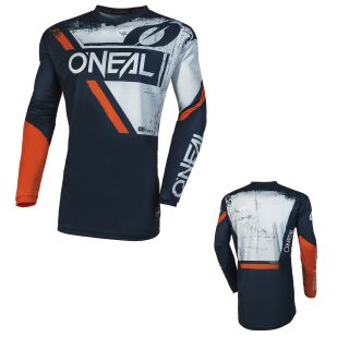 ONeal Element V.23 Shocker Blau Orange Cross Hose Jersey MX Motocross Enduro Combo