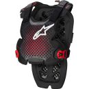 Alpinestars A1 PRO Brustpanzer Roost Guard Schwarz für Leatt Brace und BNS