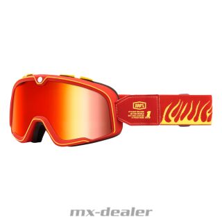 100 % Prozent Barstow Death Spray Caferacer Scrambler Classic Cross Brille Sideburn