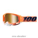 100 % Prozent Crossbrille Racecraft2 Coral verspiegelt MX Motocross Cross Brille MTB DH