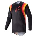 Alpinestars Fluid Corsa Schwarz 2023 MX Motocross Cross Jersey Shirt MTB Enduro