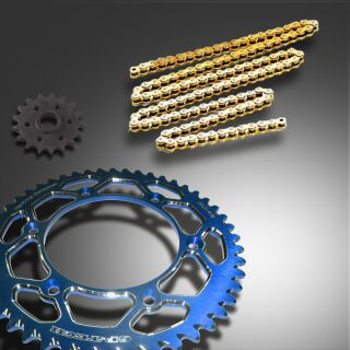 GP-TECH Factory Kettenkit Kawasaki blau DID 520 ERT3
