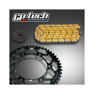GP-TECH Kettenkit Husqvarna schwarz DID 520 VX3 X Ring