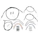Burly Brand Kabelkit Ape Hanger 12 Zoll schwarz Non-ABS f. Sportster 97-03