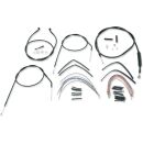 Burly Brand Kabelkit Ape Hanger 16 Zoll schwarz Non-ABS...