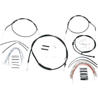 Burly Brand Kabelkit Ape Hanger 12 Zoll schwarz Non-ABS f. Sportster 07-13