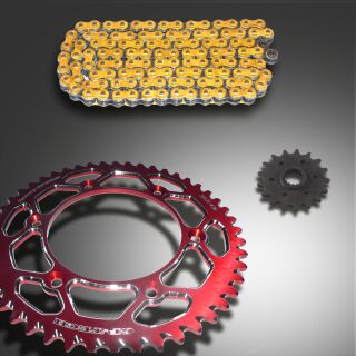 GP-TECH Factory Kettenkit Yamaha rot DID VX3 X-Ring