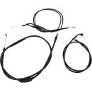Burly Brand Kabel-/Leitungskit Jail Bar 10 Zoll schwarz f. Sportster 07-13