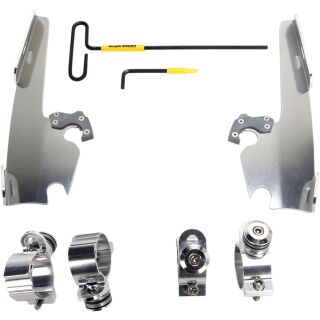 Memphis Shades Fats/Slim Windschild Trigger Lock AL f.Harley XL 1200 11-19
