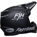 Bell Helmets MX-9 Crosshelm Fasthouse MIPS MX Helm Matt Schwarz