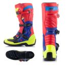 Alpinestars Tech 3 MX Stiefel Rot Blau Gelb motocross...