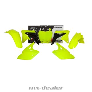 Racetech Plastik Komplett Kit Satz Teile Suzuki neongelb RMZ 250 2010 - 2017