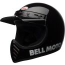 BELL Moto-3 Classic Helm - Glänzend Schwarz XXL
