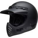 BELL Moto-3 Classic Helm - Matt/Glänzend Blackout Größe: L
