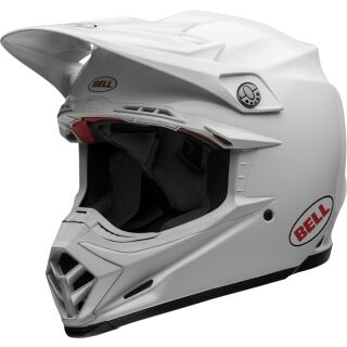 BELL Moto-9s Flex Solid Helm - Weiß Größe: XL