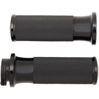 Arlen Ness Griffe Smooth 1 Zoll schwarz eloxiert Seilzug