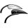 Arlen Ness Spiegel Micro Rad 2 Teardrop schwarz 4-1/2 Zoll 13-400