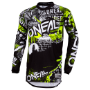 ONeal Element Attack schwarz neon MX Jersey