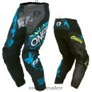 ONeal Element KINDER Villain Grau MX Motocross Combo Cross Hose Jersey