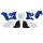 Racetech Plastik Komplett Kit Teile Yamaha YZ 125 250 Restyle Kit OEM blau weiß