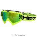 HP7 MX Enduro Brille Crossbrille Neongelb grün...