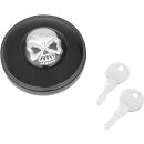 CAP VNT W/LOCK SKL BLK
