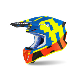 Airoh Twist 2.0 Frame Azure Matt MX Helm Crosshelm Motocross Quad Enduro