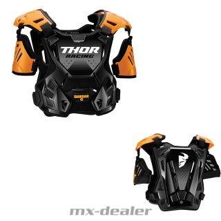 Thor Guardian Brustpanzer Brustschutz mx Enduro motocross schwarz orange
