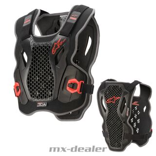 FOX R3 Brustpanzer schwarz Brustprotektor Motocross MX Enduro Motorrad