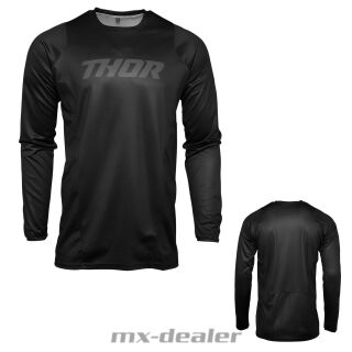 Thor Pulse Blackout Jersey Trikot Schwarz MX Motocross Cross Enduro MTB