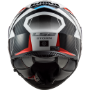 LS2 FF 800 Storm Racer Rot Blau Motorrad Helm Integralhelm Sonnenblende
