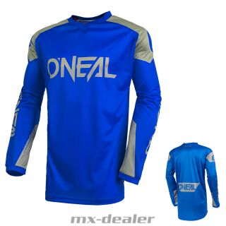 ONeal Matrix Ridewear Blau Grau Hose Jersey Motocross Enduro Combo MTB