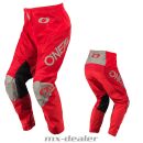 ONeal Matrix Ridewear Rot Grau Hose Pant Motocross Enduro...