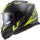 LS2 FF 800 Storm Nerve Schwarz Gelb Motorrad Helm Integralhelm Sonnenblende