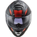 LS2 FF 800 Storm Racer Grau Orange Motorrad Helm Integralhelm Sonnenblende