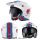 ONeal Volt MN1 Helm mit Visier Weiß Trial Roller Enduro Supermoto Quad