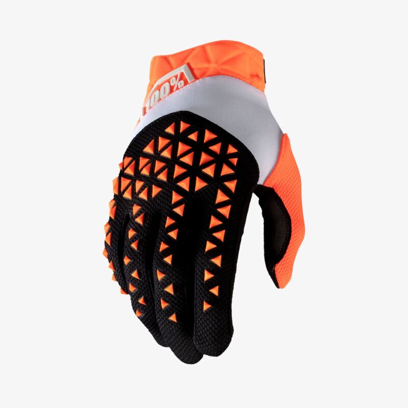 100% Prozent Airmatic Handschuhe schwarz orange MTB DH MX Motocross Enduro Quad 