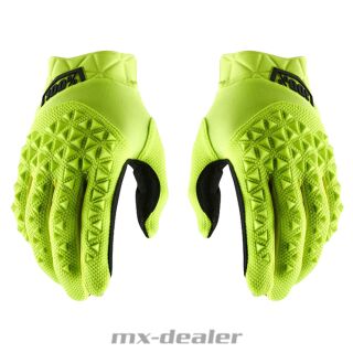 100% Prozent Airmatic Neongelb Glove Handschuhe MTB DH MX BMX Motocross Enduro Quad