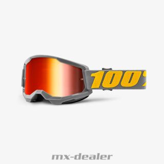 100 % Prozent Brille Strata2 Extra verspiegelt Izipizi Motocross Enduro Downhill MTB DH BMX