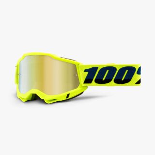 100 % Prozent Accuri2 Neon Gelb MX Motocross Enduro Cross Brille MTB BMX