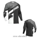 Thor MX Sector Checker Schwarz Grau Cross Jersey Hose Combo Motocross Enduro Quad