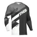 Thor MX Sector Checker Schwarz Grau Cross Jersey Hose Combo Motocross Enduro Quad