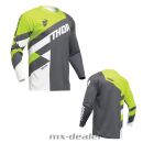 Thor Sector Checker Grau Acid Cross Jersey Trikot Motocross Enduro MX DH MTB XXL